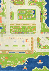nuLOOM Rugs - Coastal City - Green