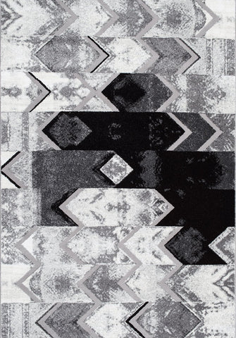Alfombras nuLOOM - Hilma Abstract Chevron - Gris