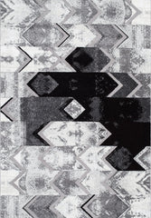 nuLOOM Rugs - Hilma Abstract Chevron - Grey