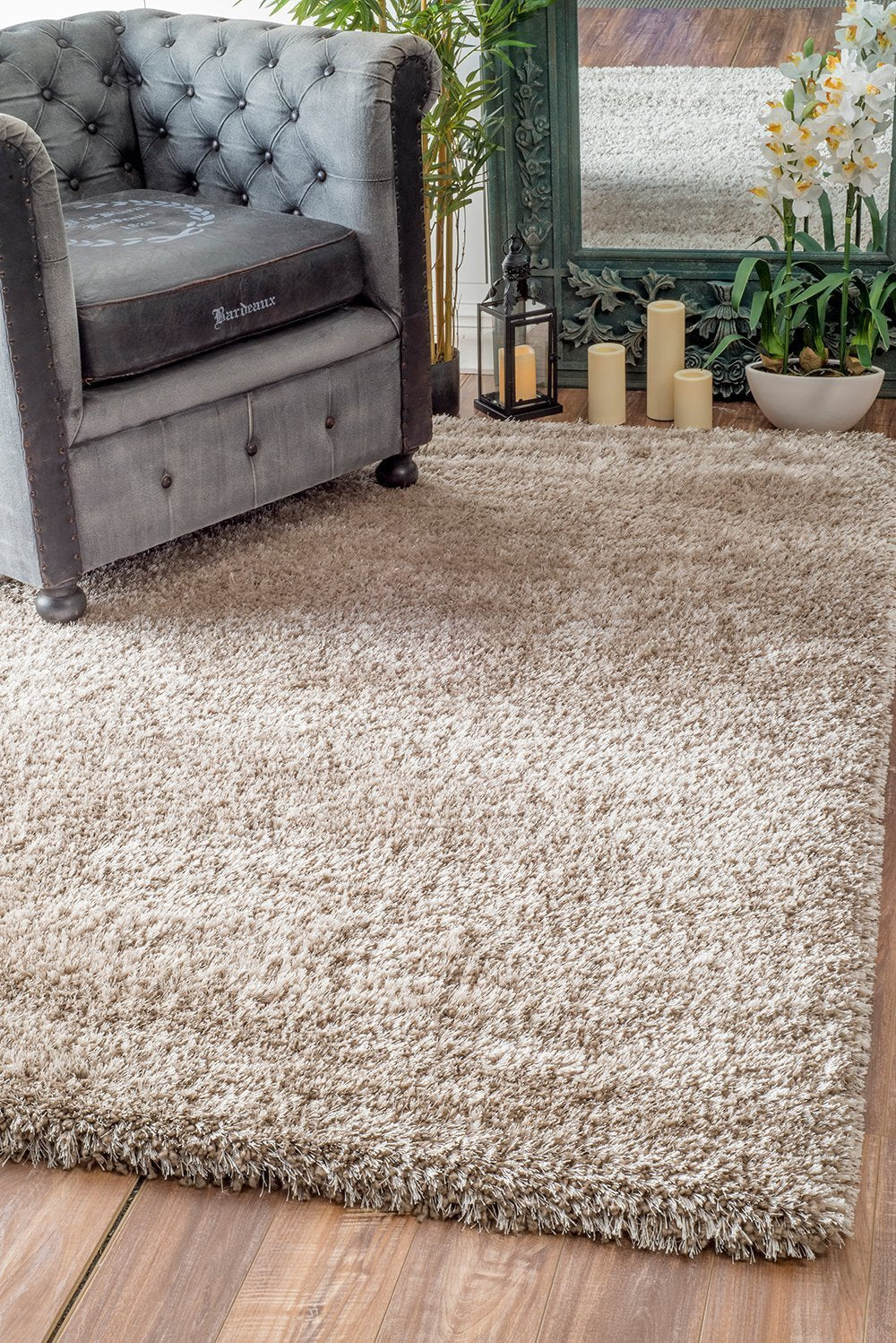 Nuloom Rugs - Millicent Shaggy - Taupe