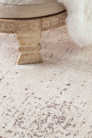 nuLOOM Rugs - Distressed Hannelore Medallions - Beige