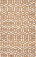 Alfombras nuLOOM - Yute Alisha de panal reversible tejido a mano - Natural