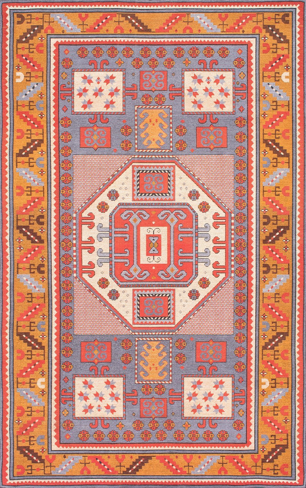 Nuloom Rugs - Tribal Marnie - Rust