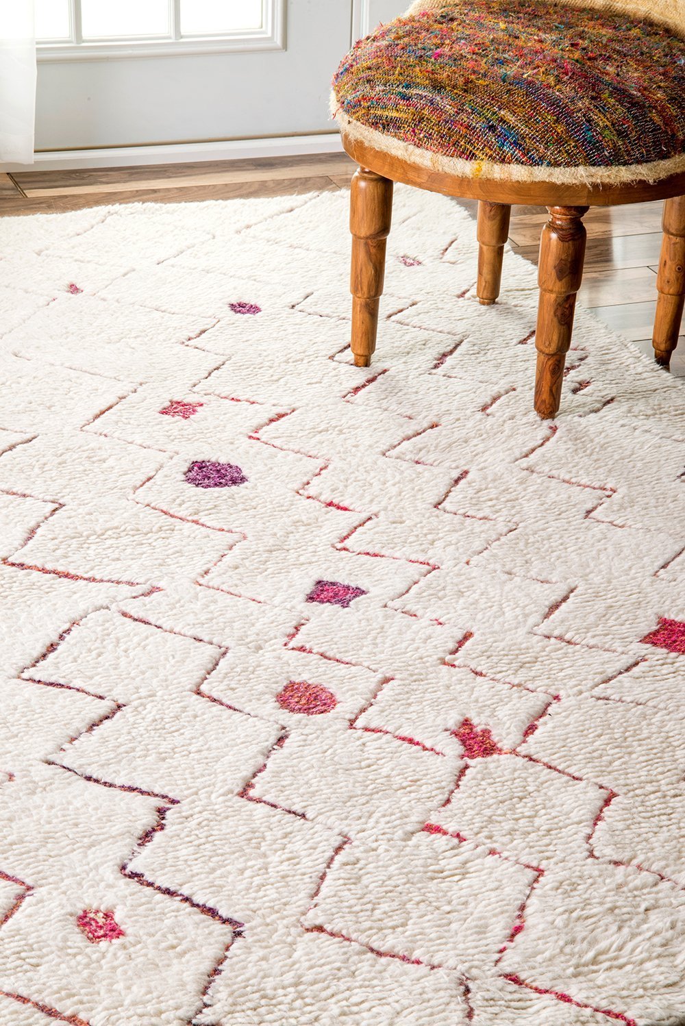 Nuloom Rugs - Hand Tufted Ninfa Moroccan Shag - Red