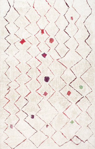 nuLOOM Rugs - Hand Tufted Ninfa Moroccan Shag - Red