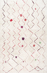 nuLOOM Rugs - Hand Tufted Ninfa Moroccan Shag - Red