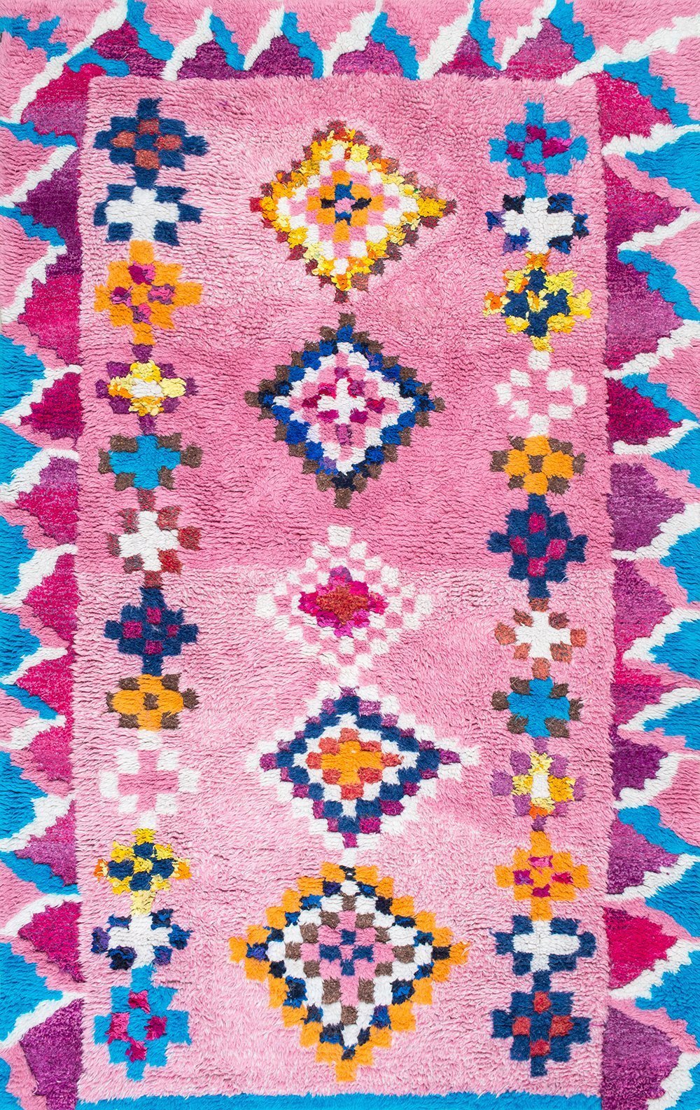 Nuloom Rugs - Hand Tufted Arica Shaggy  - Pink