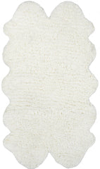nuLOOM Rugs - Hand Tufted Quarto Pelt Faux Sheepskin - Natural