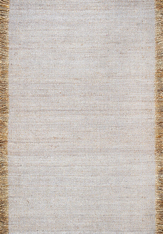 nuLOOM Rugs - Flatweave Solid Tassel Amalia - Grey