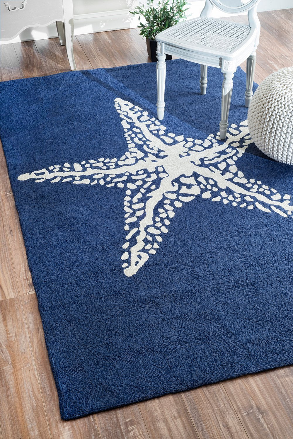 Nuloom Rugs - Hand Hooked Marine Indoor/outdoor Area Rug - Navy