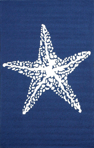 nuLOOM Rugs - Hand Hooked Marine Indoor-Outdoor Area Rug - Navy