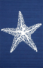 nuLOOM Rugs - Hand Hooked Marine Indoor-Outdoor Area Rug - Navy