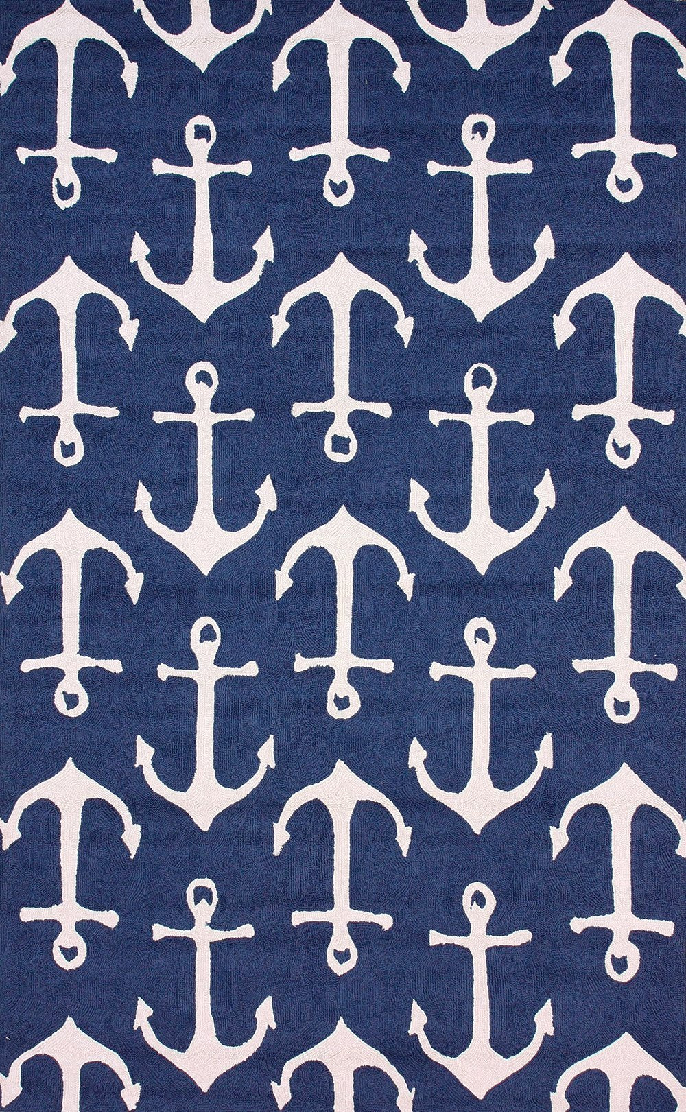 Nuloom Rugs - Hand Hooked Despina Indoor/ Outdoor Area Rug - Navy