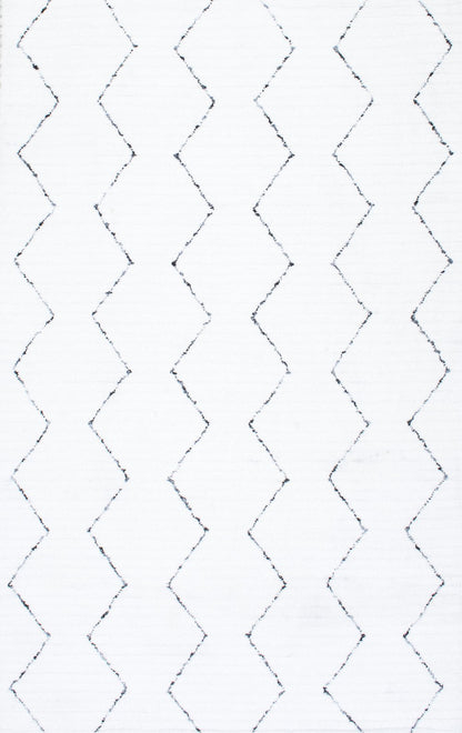 Nuloom Rugs - Hand Tufted Sheilah - White