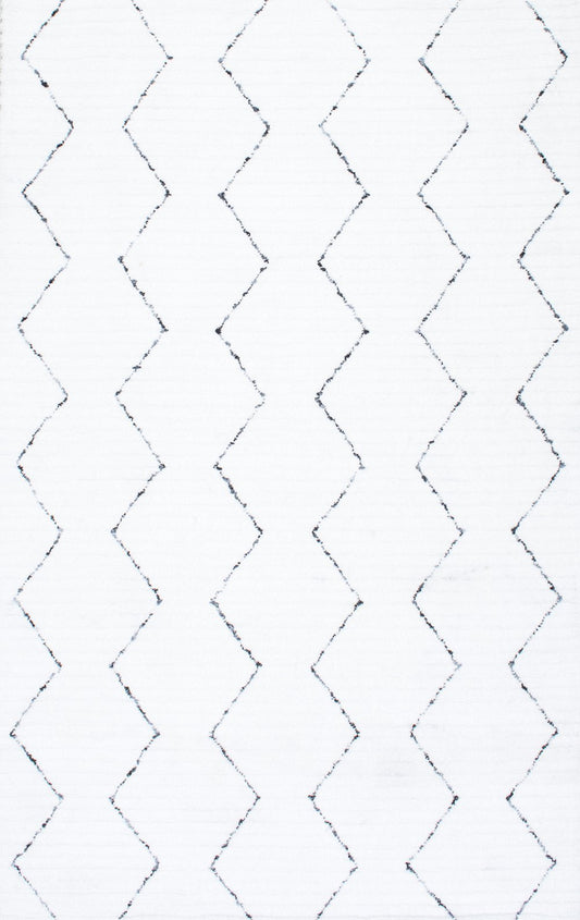 Nuloom Rugs - Hand Tufted Sheilah - White