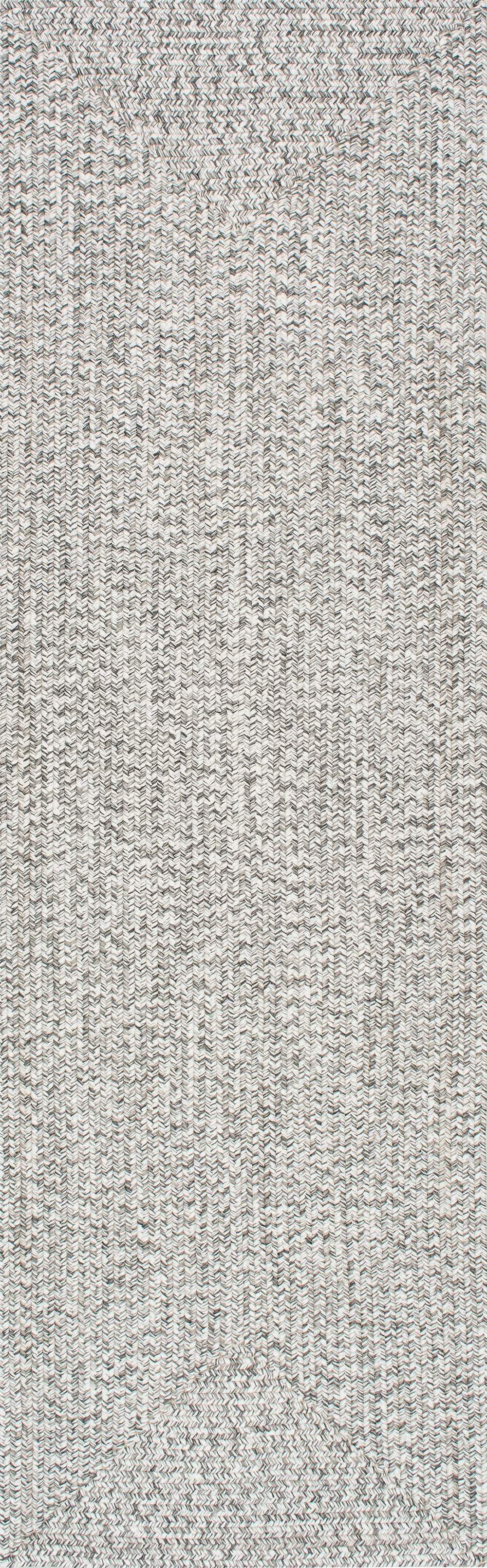 Nuloom Rugs - Braided Lefebvre - Salt And Pepper