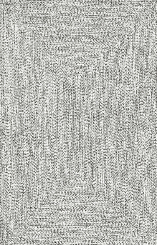 Nuloom Rugs - Braided Lefebvre - Salt And Pepper