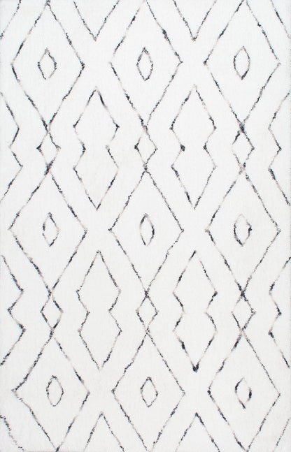 Nuloom Rugs - Hand Tufted Beaulah Shaggy - White