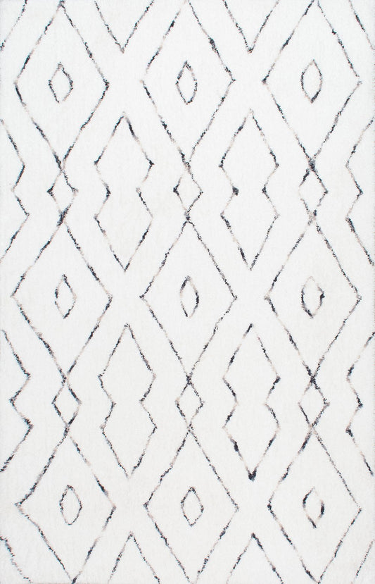 Nuloom Rugs - Hand Tufted Beaulah Shaggy - White