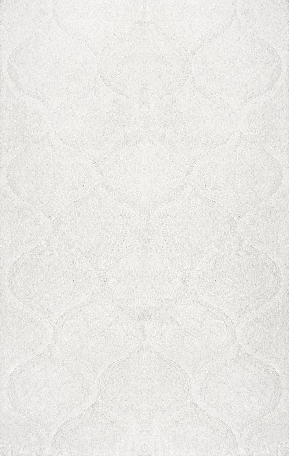 nuLOOM Rugs - Hand Tufted Shaggy Elsie - White