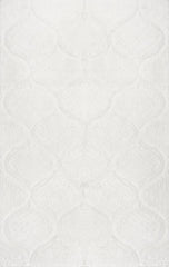 nuLOOM Rugs - Hand Tufted Shaggy Elsie - White