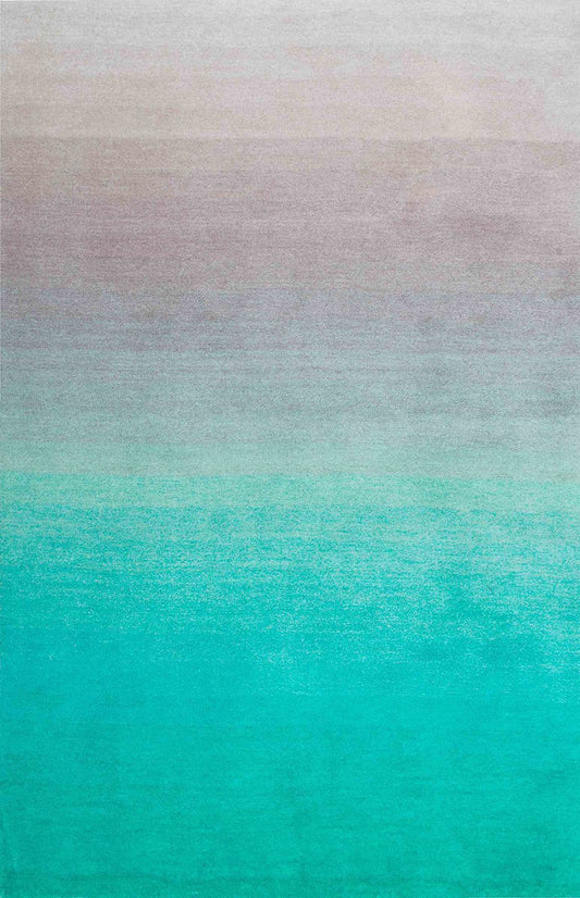 Nuloom Rugs - Handmade Ombre Shag - Turquoise