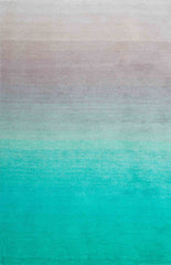 nuLOOM Rugs - Handmade Ombre Shag - Turquoise