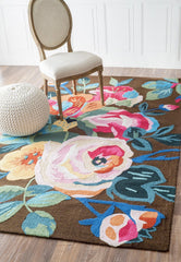 nuLOOM Rugs - Hand Tufted Katrina - Brown