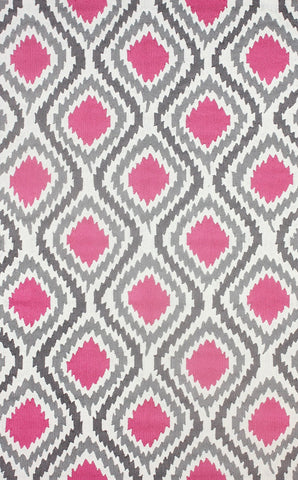 nuLOOM Rugs - Hand Hooked Matthieu Area Rug - Pink