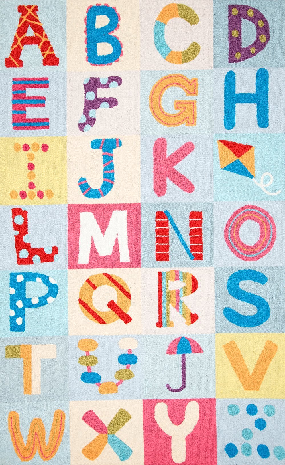 Nuloom Rugs - Alphabet Boxes - Multi