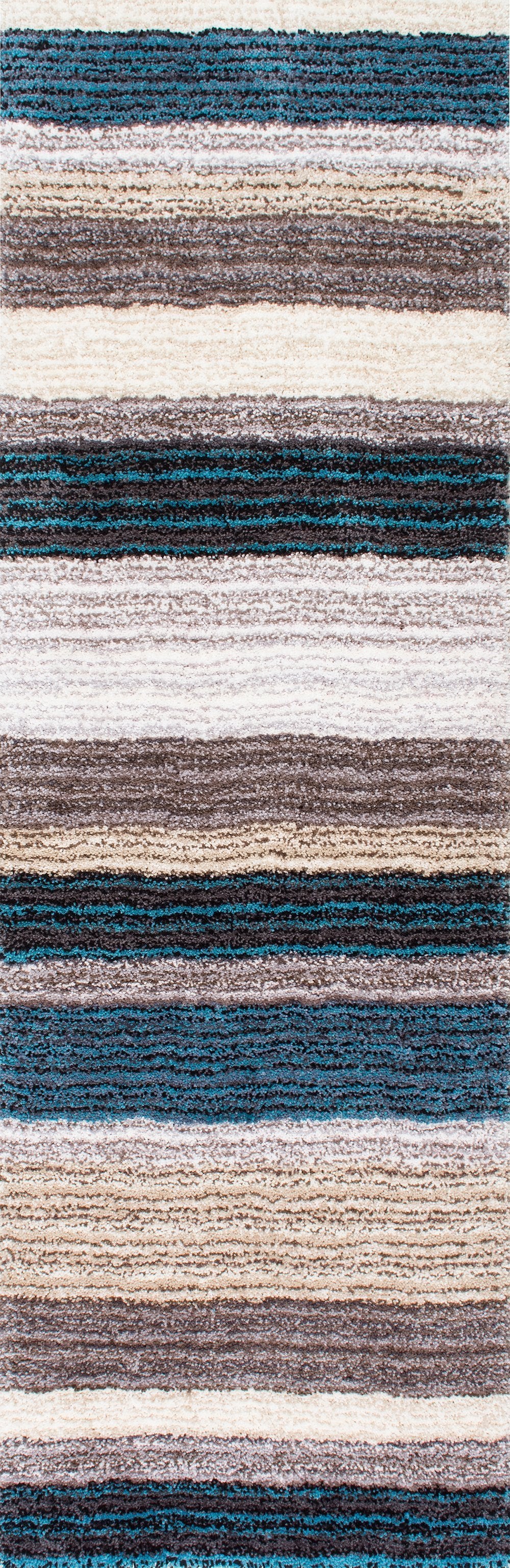 Nuloom Rugs - Hand Tufted Classie Shag - Blue Multi