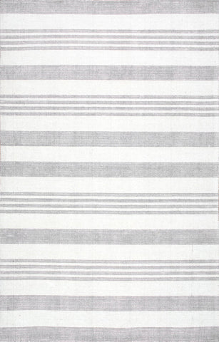 nuLOOM Rugs - Hand Loomed Earleen - Grey