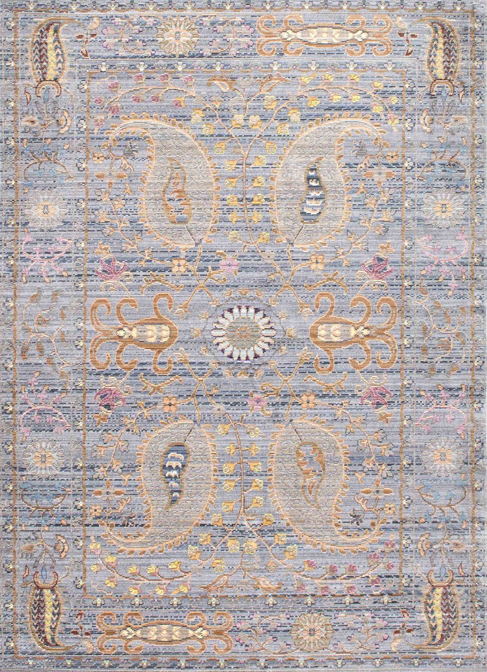 Nuloom Rugs - Vintage Killian - Grey