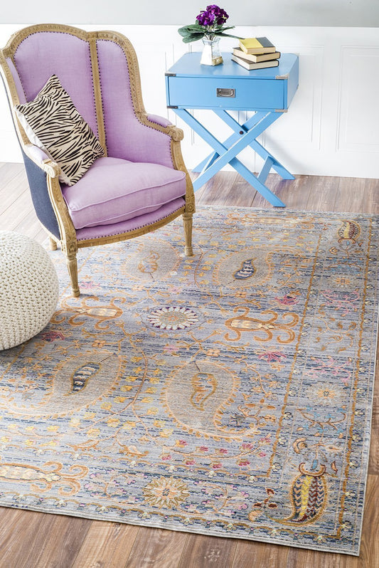 Nuloom Rugs - Vintage Killian - Grey