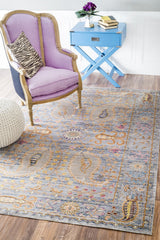 nuLOOM Rugs - Vintage Killian - Grey