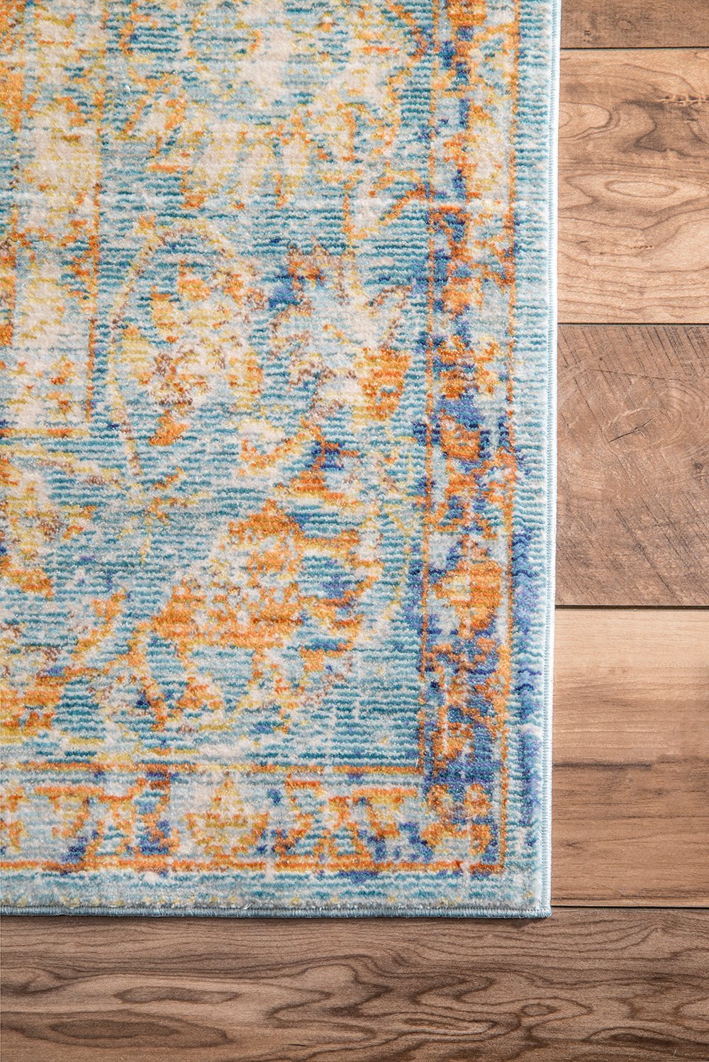 Nuloom Rugs - Leonor Persian Vintage - Aqua