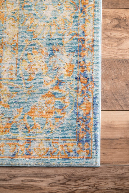 Nuloom Rugs - Leonor Persian Vintage - Aqua