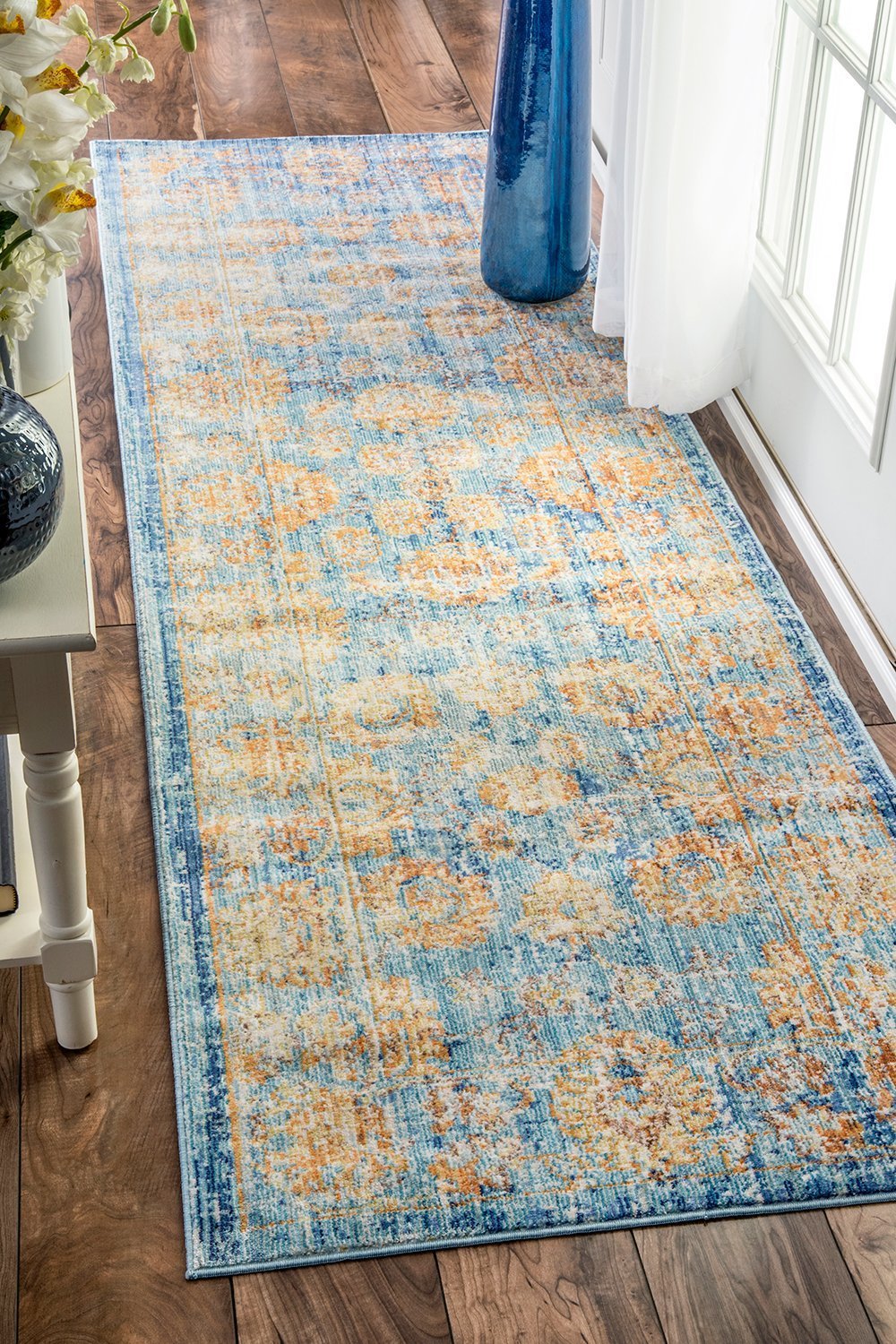 nuLOOM Rugs - Leonor Persian Vintage - Aqua