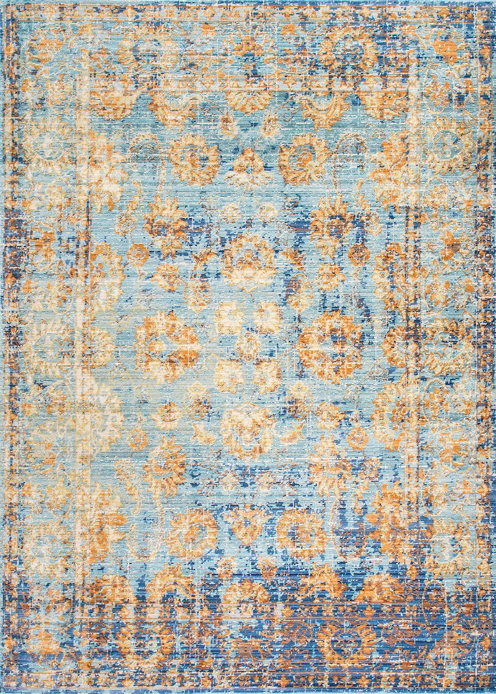 Nuloom Rugs - Leonor Persian Vintage - Aqua