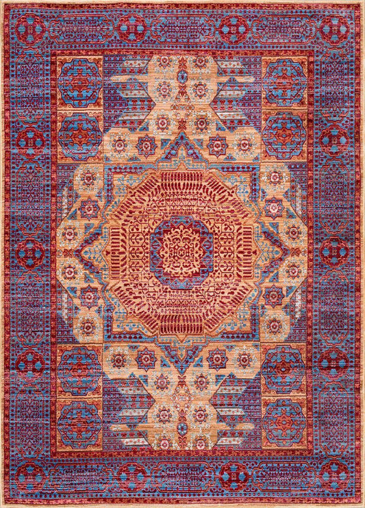 Nuloom Rugs - Mamluk Wonda  - Blue