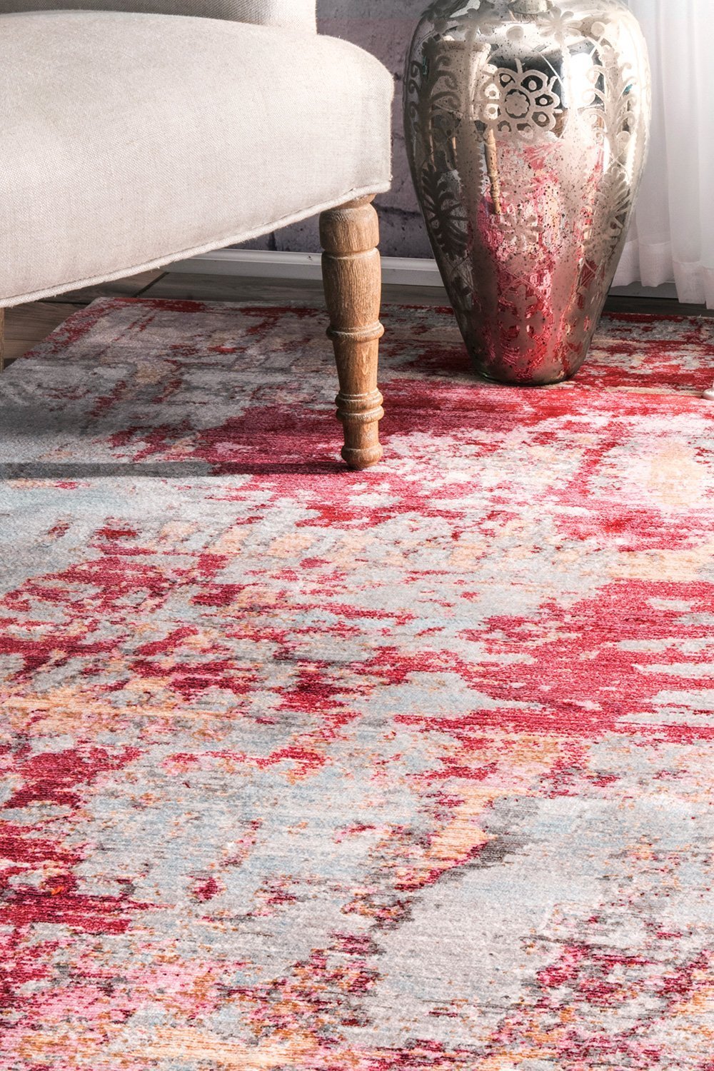 Nuloom Rugs - Abstract Mitzie  - Red