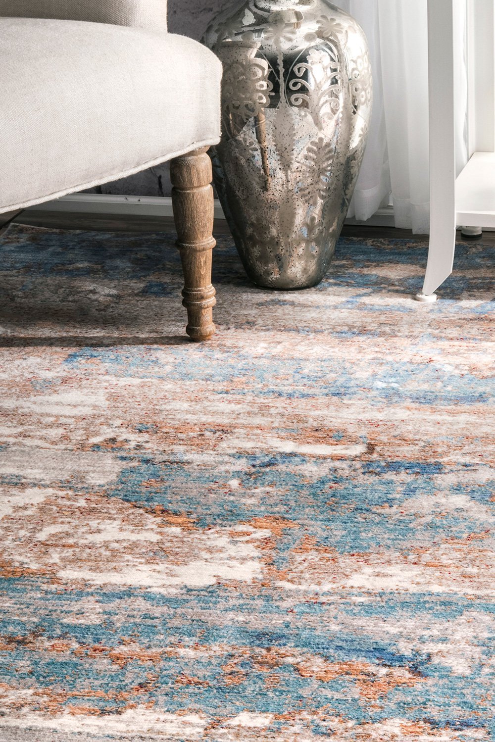 Nuloom Rugs - Abstract Delisa  - Blue