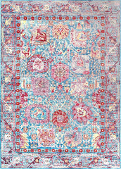 nuLOOM Rugs - Persian Vintage Floral Sharon - Aqua