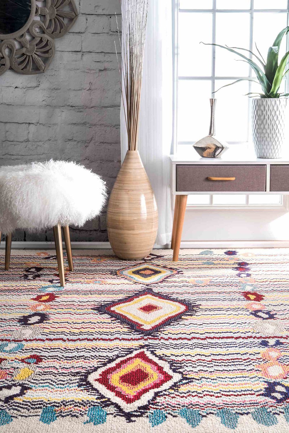 Nuloom Rugs - Moroccan Motely - Multi