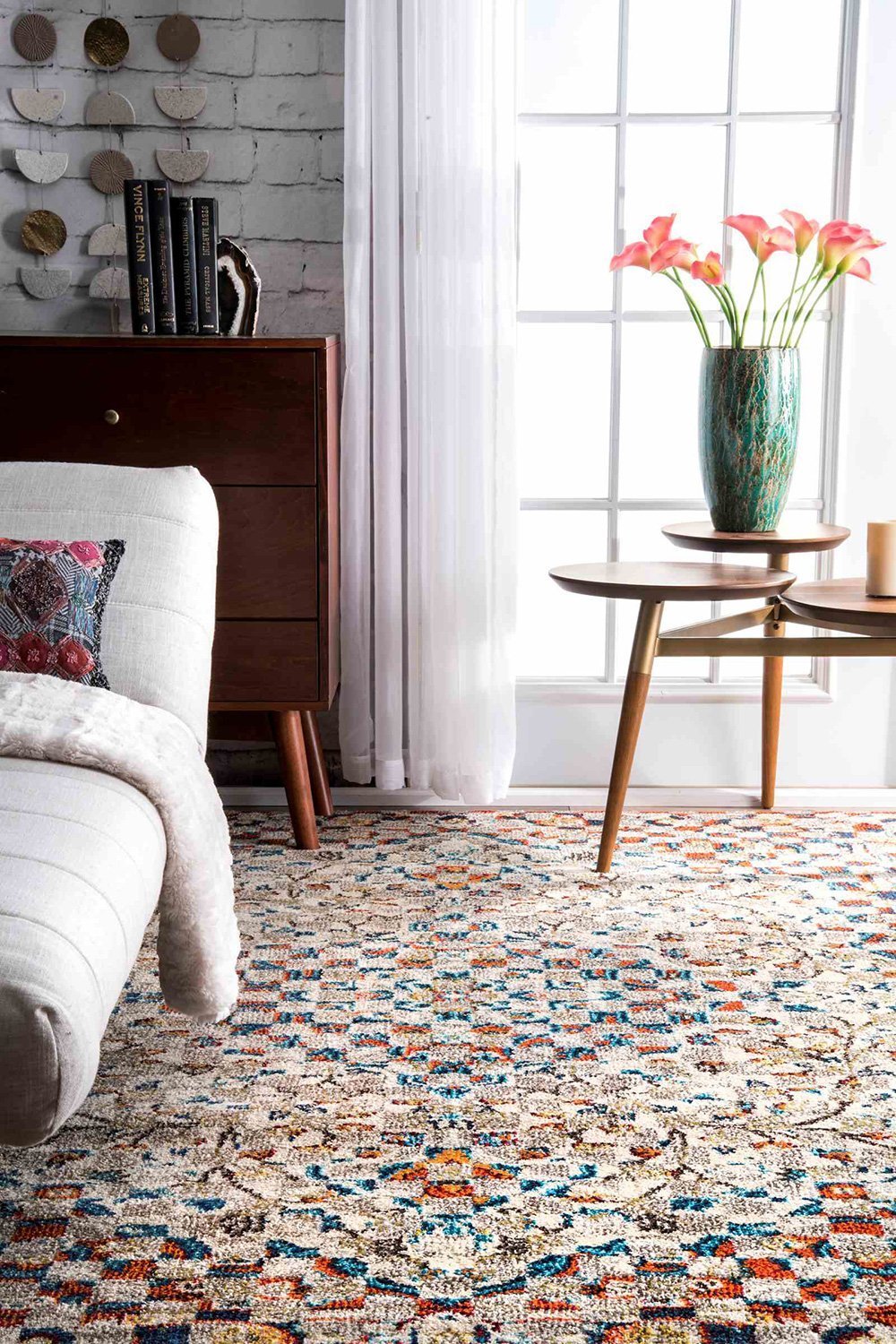 Nuloom Rugs - Sirena Mosaic Medallion  - Multi