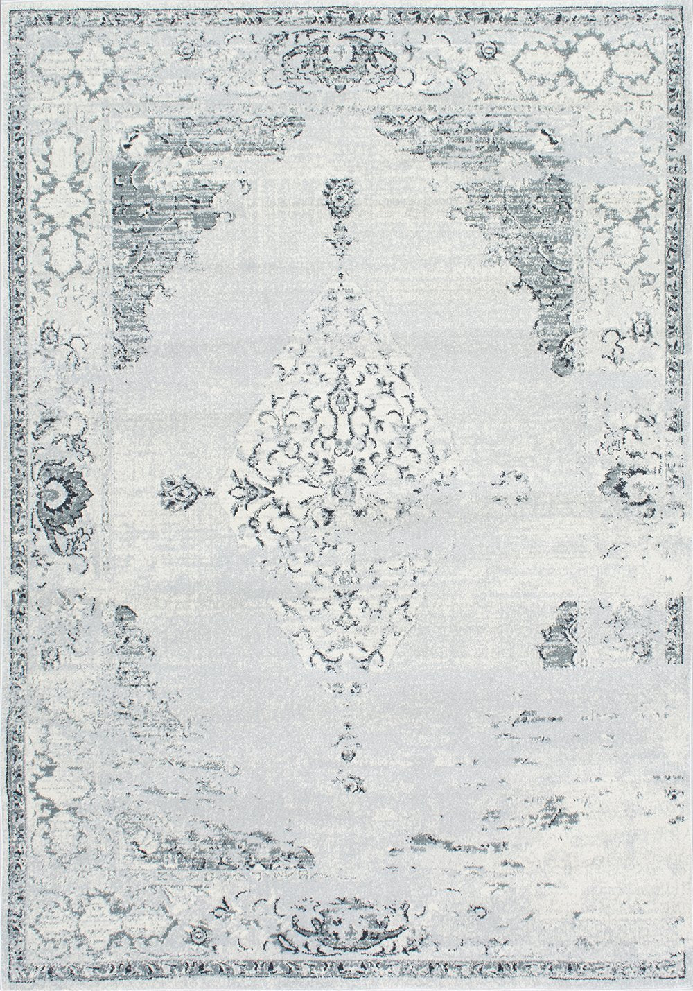 Nuloom Rugs - Vintage Sherrell - Light Grey