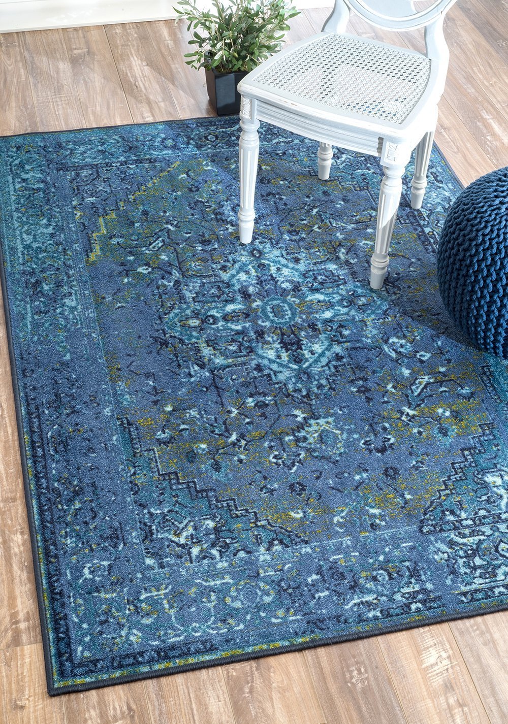 Nuloom Rugs - Vintage Reiko - Blue