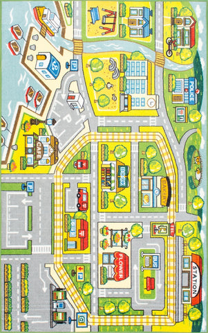 nuLOOM Rugs - Fairytale Town - Green