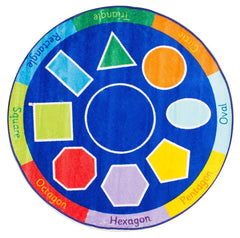 nuLOOM Rugs - Geometric Shapes - Blue
