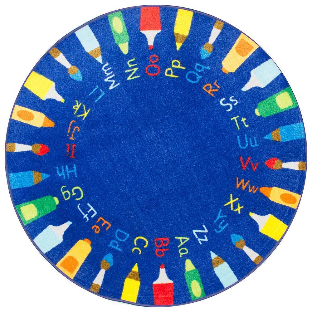 Nuloom Rugs - Rainbow Alphabet - Blue